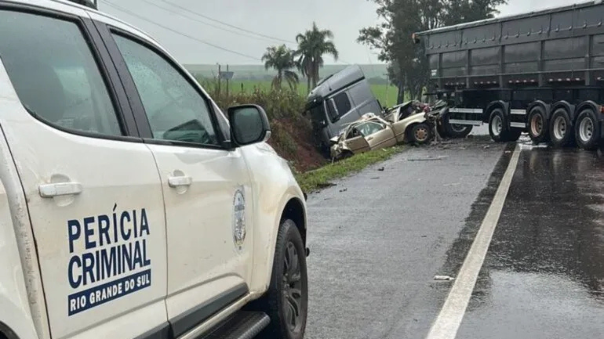 Identificada a vítima fatal de acidente na BR-158 em Cruz Alta