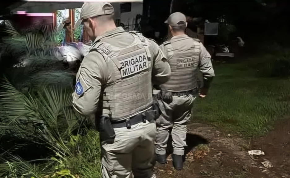 Noite de terror no interior de Panambi: criminosos armados invadem casa, fazem família refém e roubam veículo.