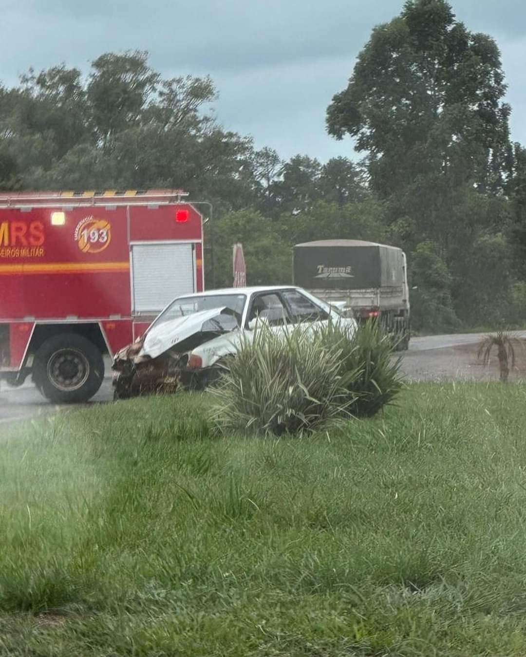Acidente no trevo do Jaime em São Luiz Gonzaga