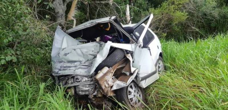 Homem de 82 anos perde a vida em colisão na BR-153