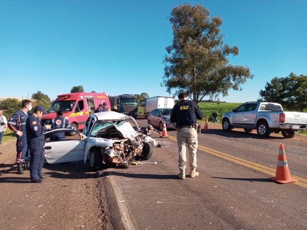 URGENTE: Grave acidente com dois mortos é registrado na BR 386 em Seberi