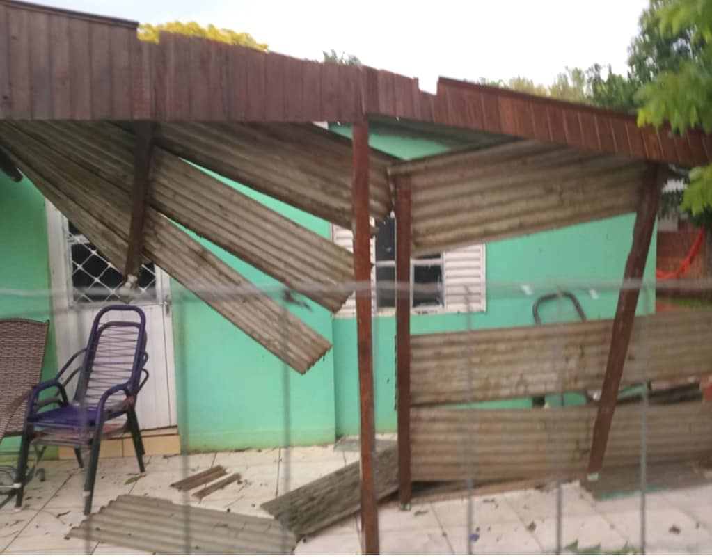 Forte temporal atingiu o município de Catuípe nesta quinta-feira (23)