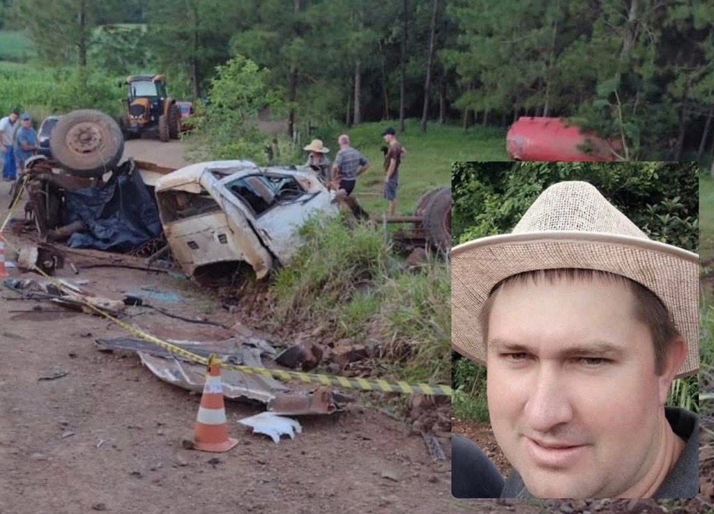 Identificado trabalhador que morreu após caminhão que dirigia tombar em Horizontina