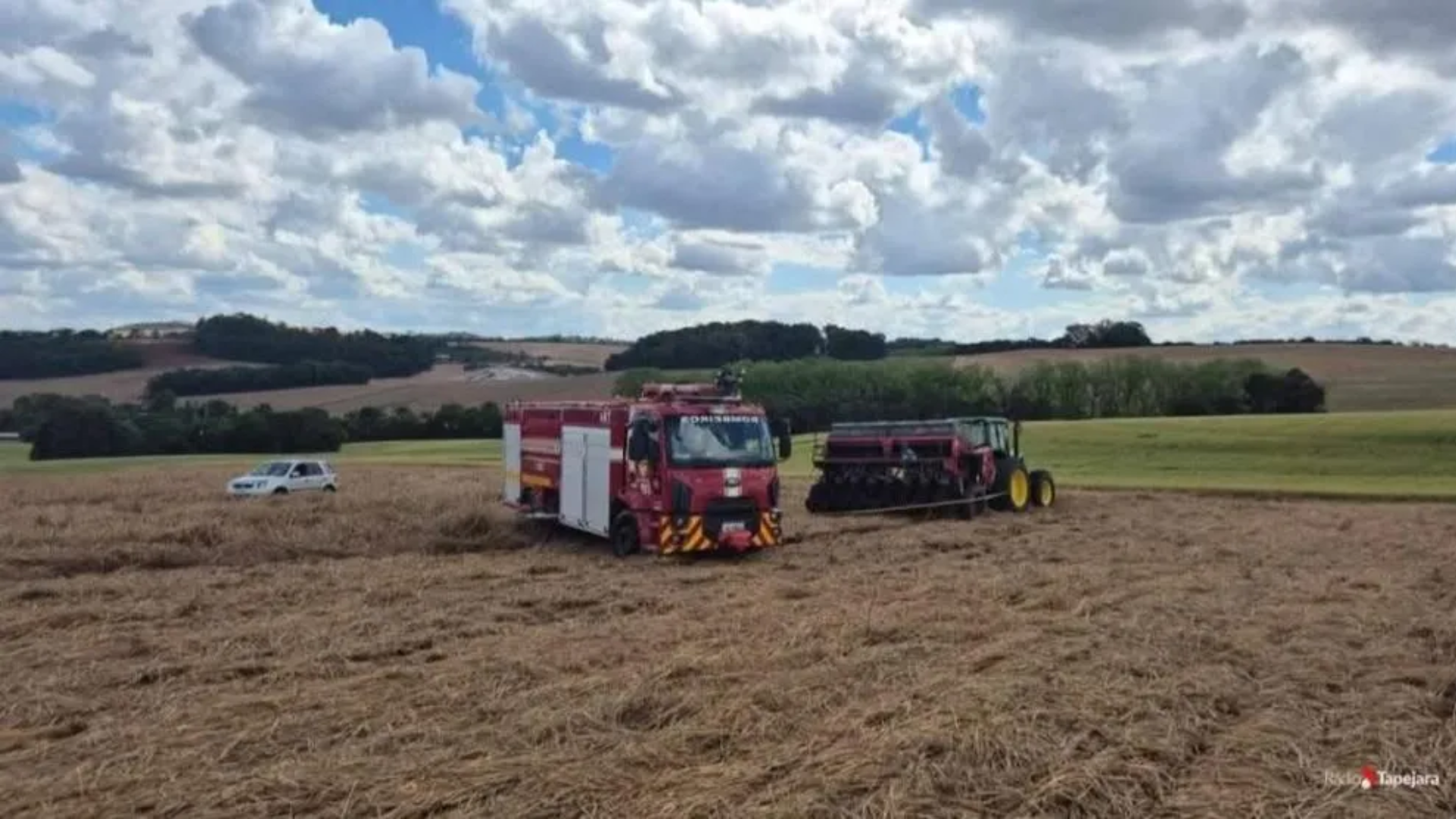 Agricultora cai de plantadeira em lavoura, é arrastada e morre