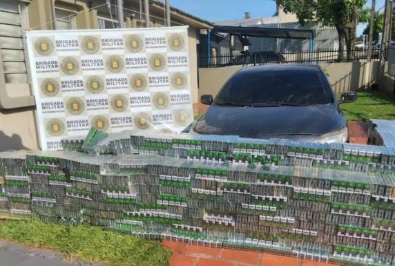 Homem é preso com carga de cigarros em Horizontina