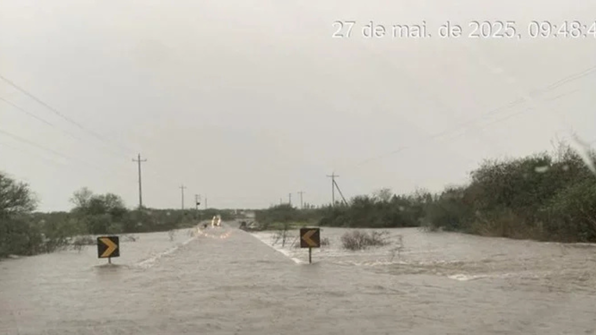 Rio Ibirapuitã começa a inundar Alegrete
