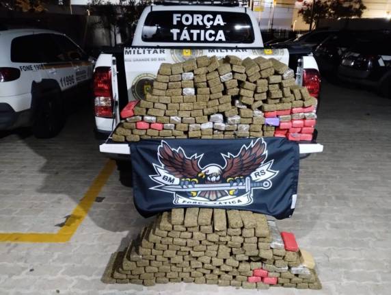 Força Tática apreende grande quantidade de entorpecentes em Passo Fundo