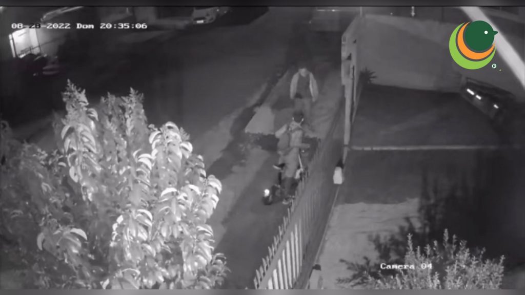 Vídeo registra momento em que jovem sofre tentativa de assalto chegando em casa em Passo Fundo