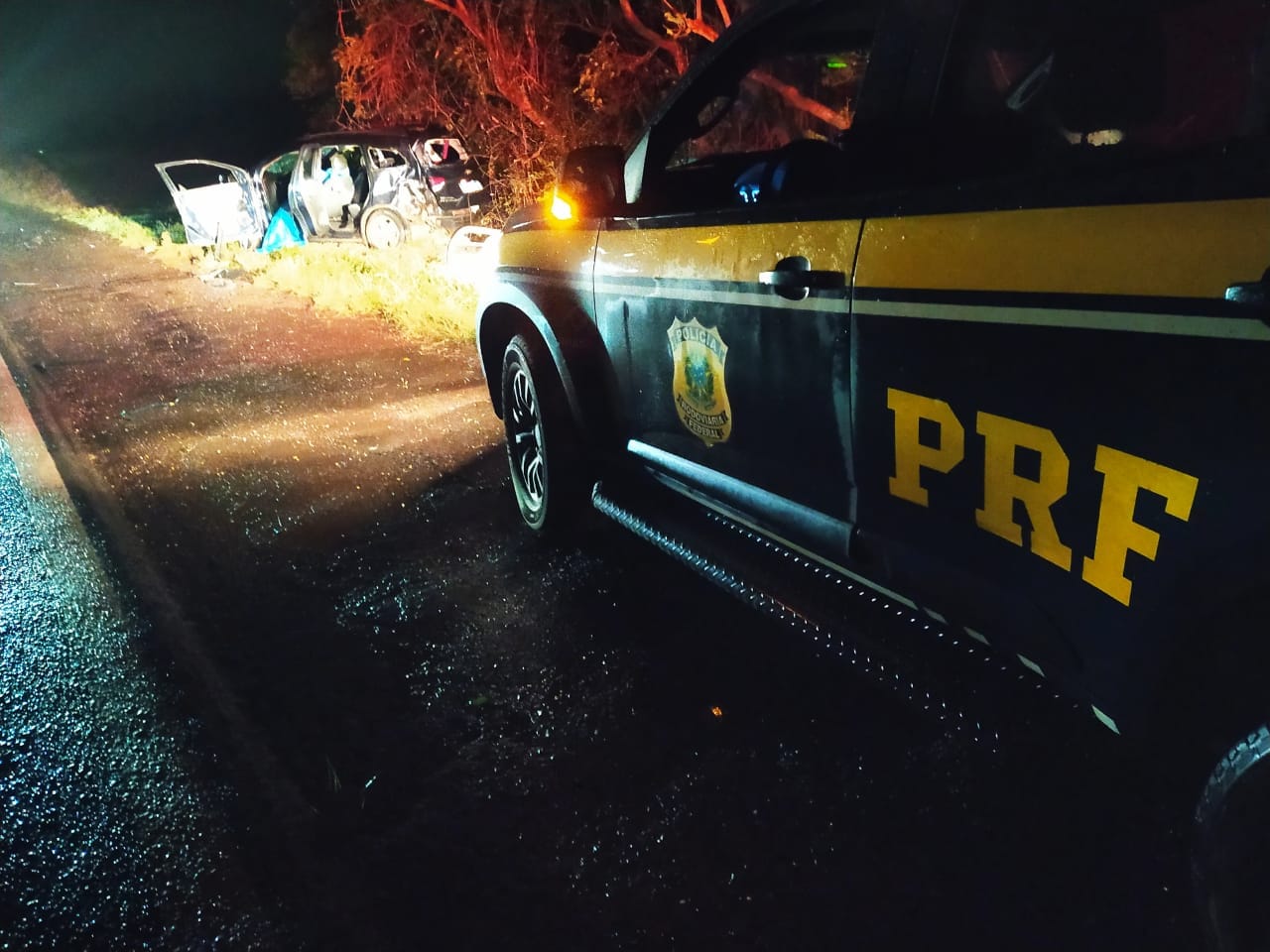 PRF atende acidente com vítima fatal em Bozano