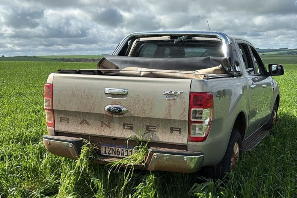 Camionete roubada em assalto em Nova Ramada é localizada em Cruz Alta