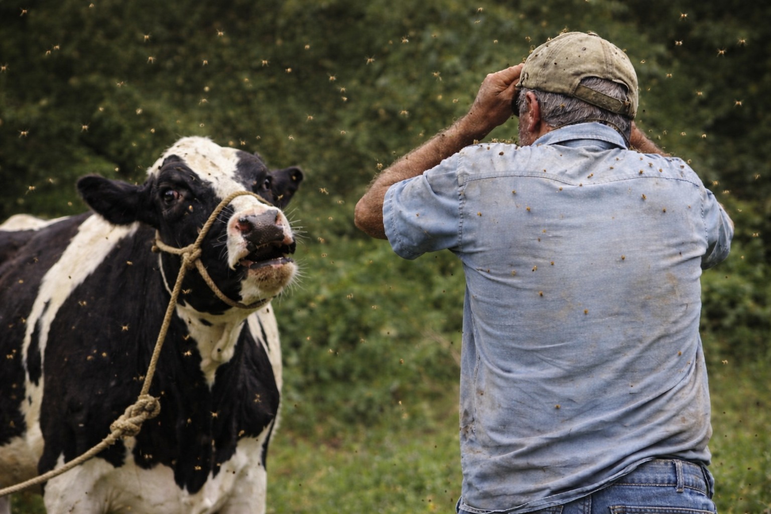 Três de Maio: Abelhas atacam animal e seu proprietário