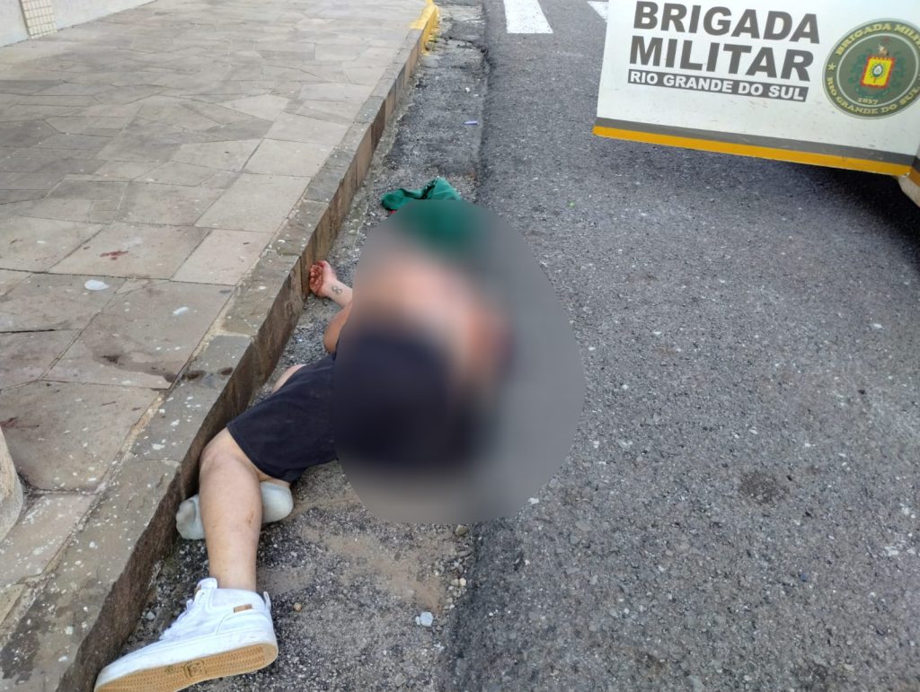 Homem é linchado após assalto no centro de Passo Fundo