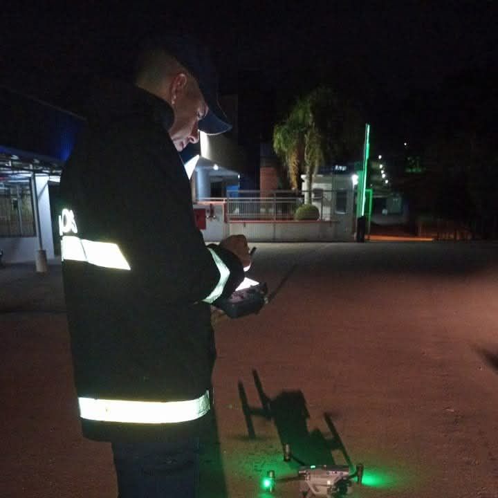 Idoso desaparecido é localizado pelos Bombeiros com auxílio de drone, em Bento Gonçalves