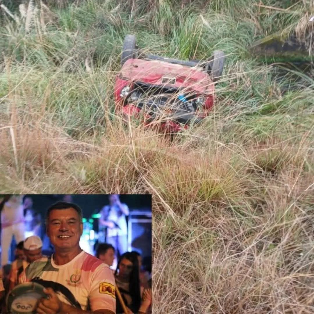 Homem que estava desaparecido há 6 dias é encontrado morto em carro capotado no RS