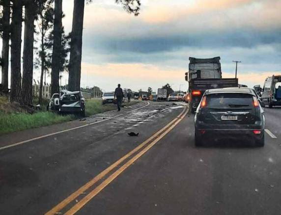 Acidente na ERS 142 deixa um morto e seis feridos