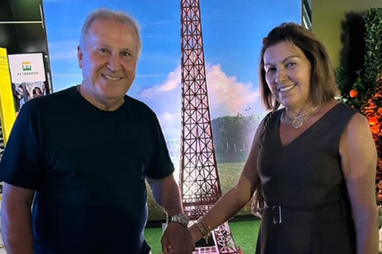 Diamantes roubados de Zico em Paris eram presentes dele para a esposa