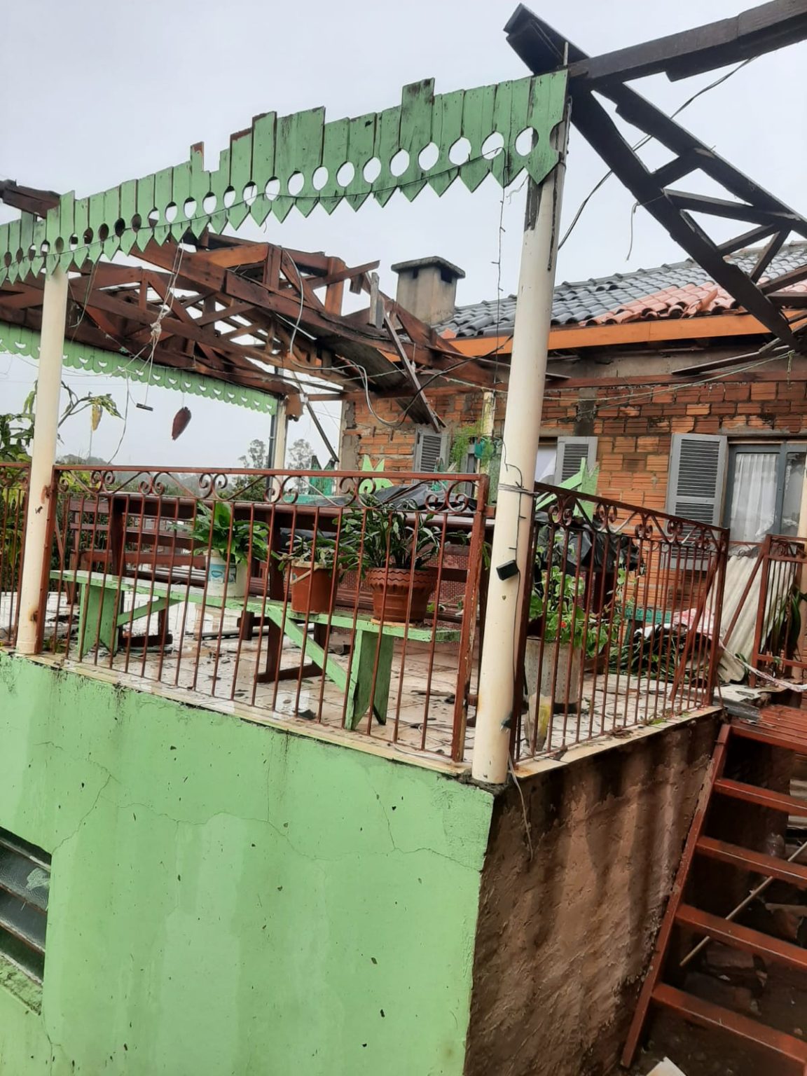 Temporal deixou rastro de destruição em Campo Novo