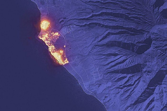 Satélite registra imagens do incêndio em Maui, que soma mais de 100 mortos e mil desaparecidos