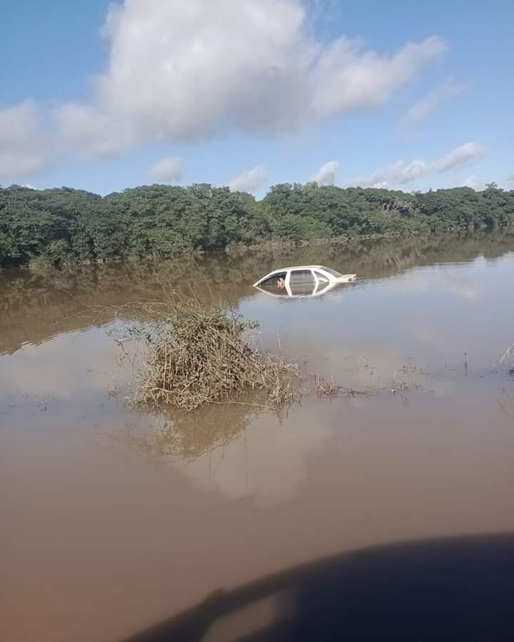 Tragédia em Restinga Sêca: Veículo submerso em rio com dois óbitos confirmados