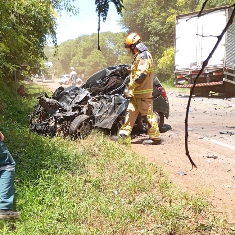 Grave acidente na BR 158 entre Panambi e Condor deixa uma vítima Fatal na tarde de hoje (26)