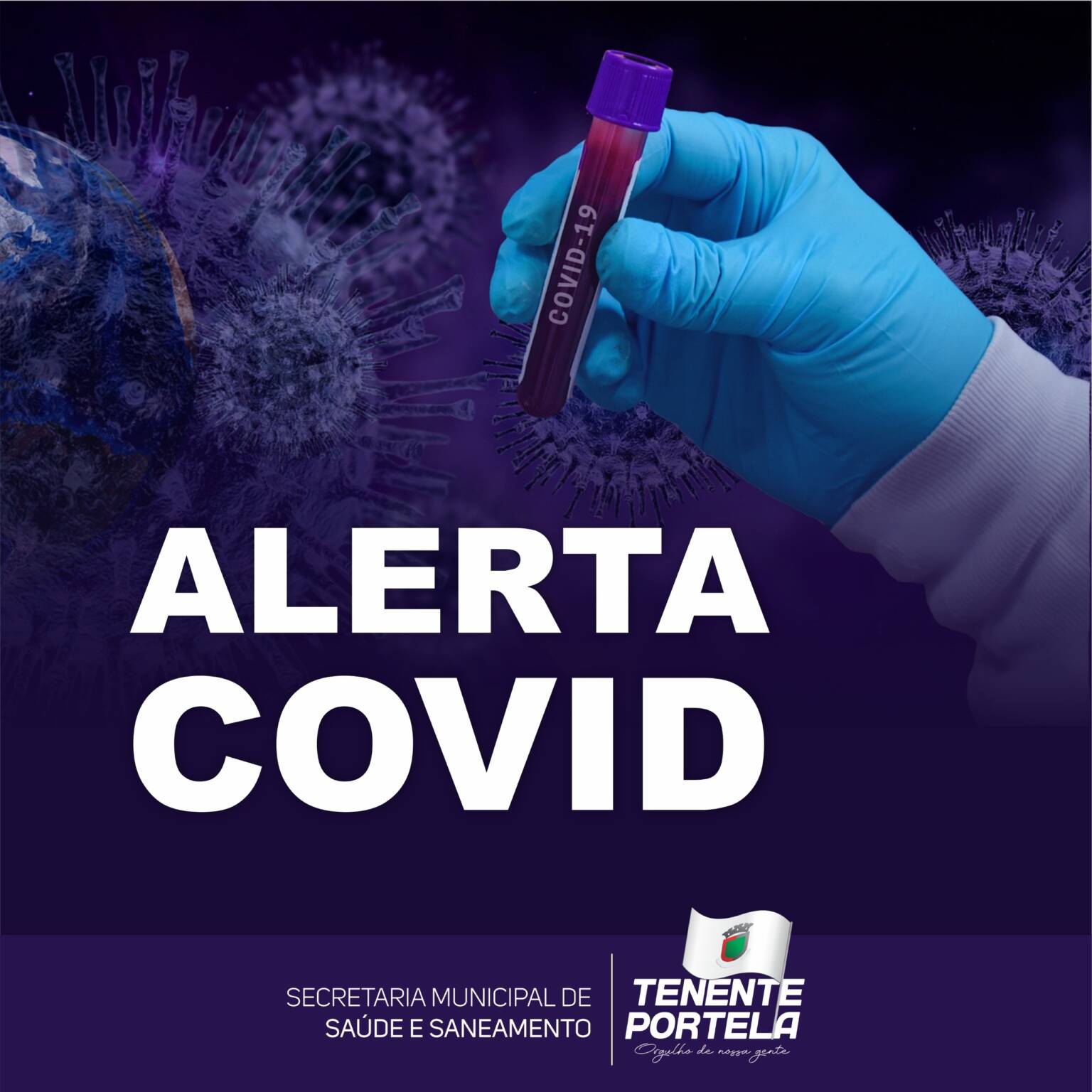 Tenente Portela alerta para o aumento de casos de COVID-19 e reforça importância da prevenção