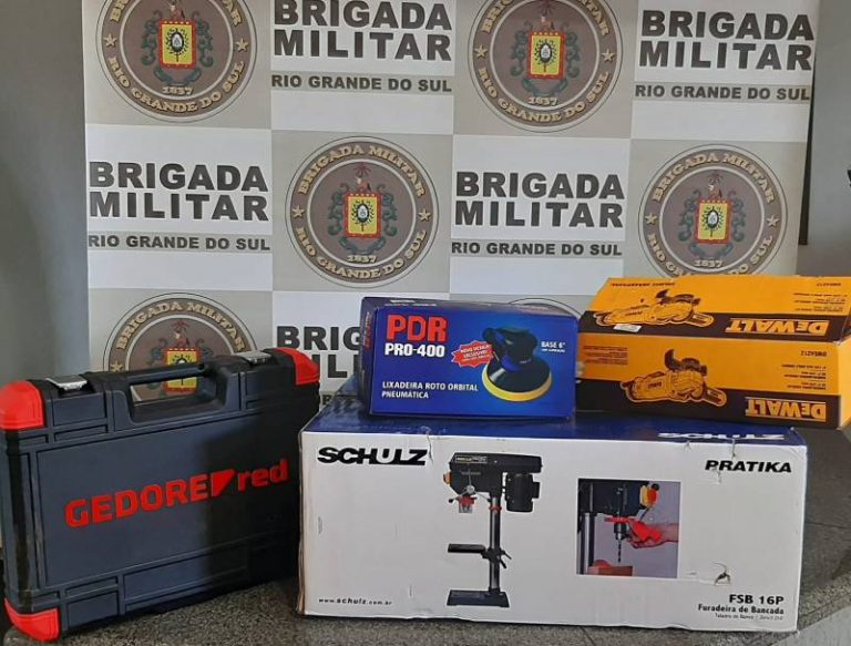 Ijuí: BM prende homem por estelionato no comércio, e recupera mercadorias avaliadas em R$ 30 mil reais