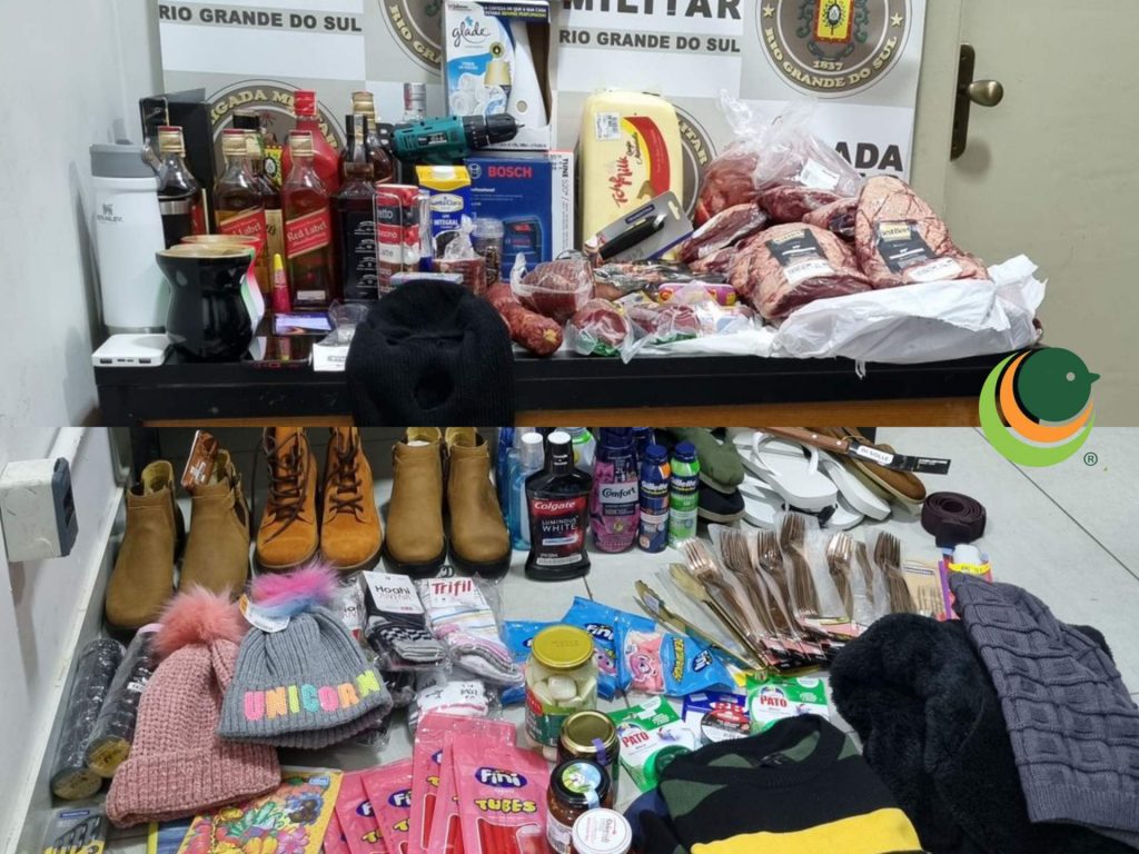 Em menos de 24 horas: dupla presa por furtos no comércio de Passo Fundo já está em liberdade