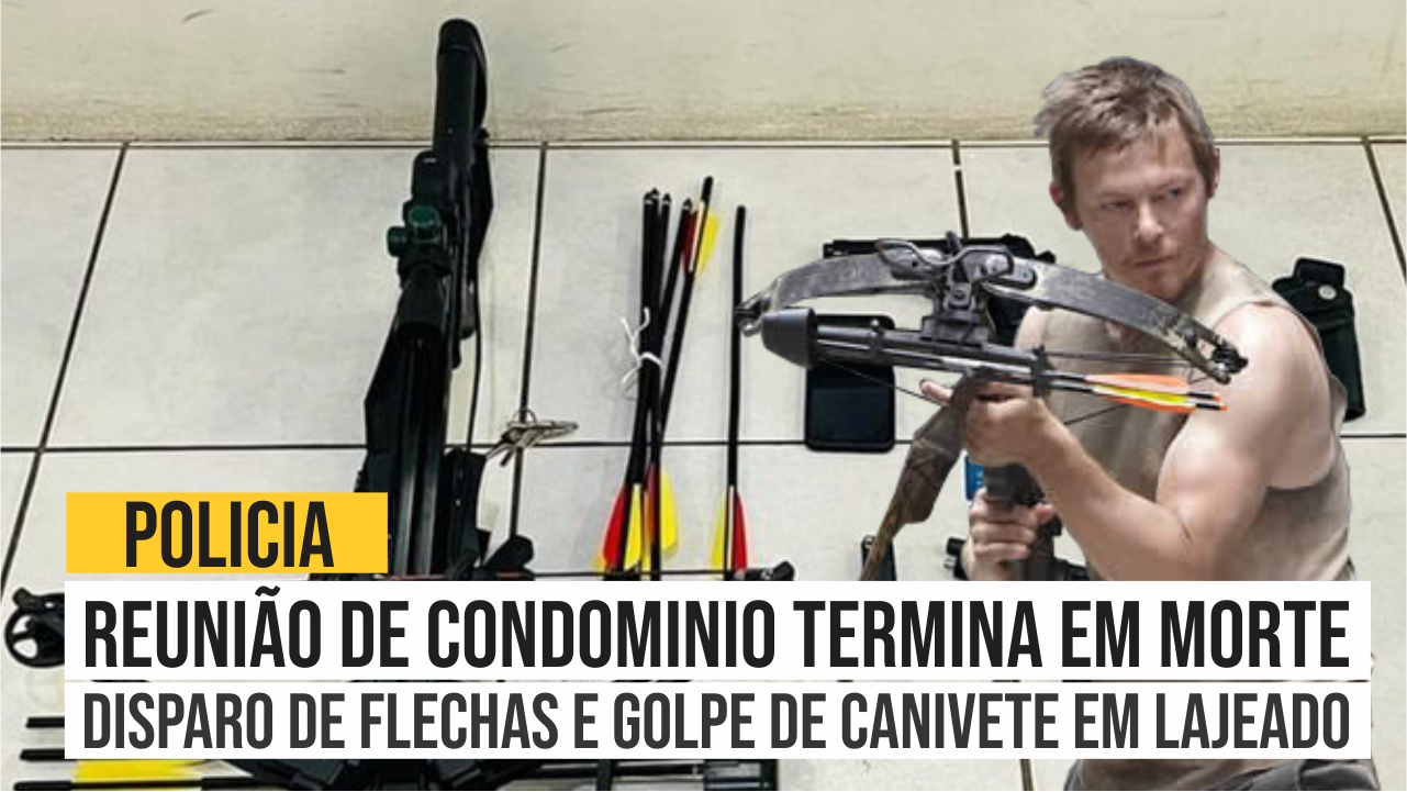 Morador dispara flechas e mata homem com golpe de canivete durante reunião de condomínio em Lajeado