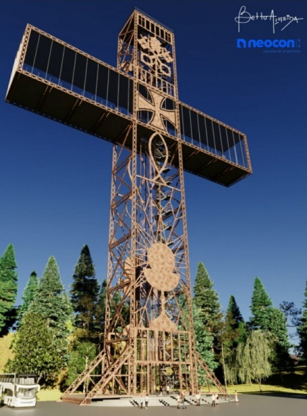 Cruz Alta terá a maior cruz do mundo que será construída às margens da BR-158