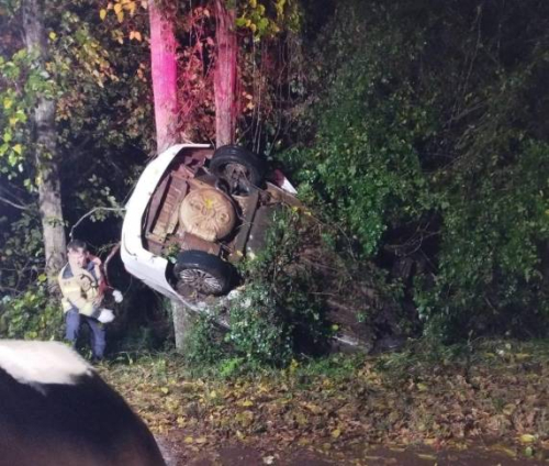 Homem fica ferido após capotamento na BR-472 em Santa Rosa