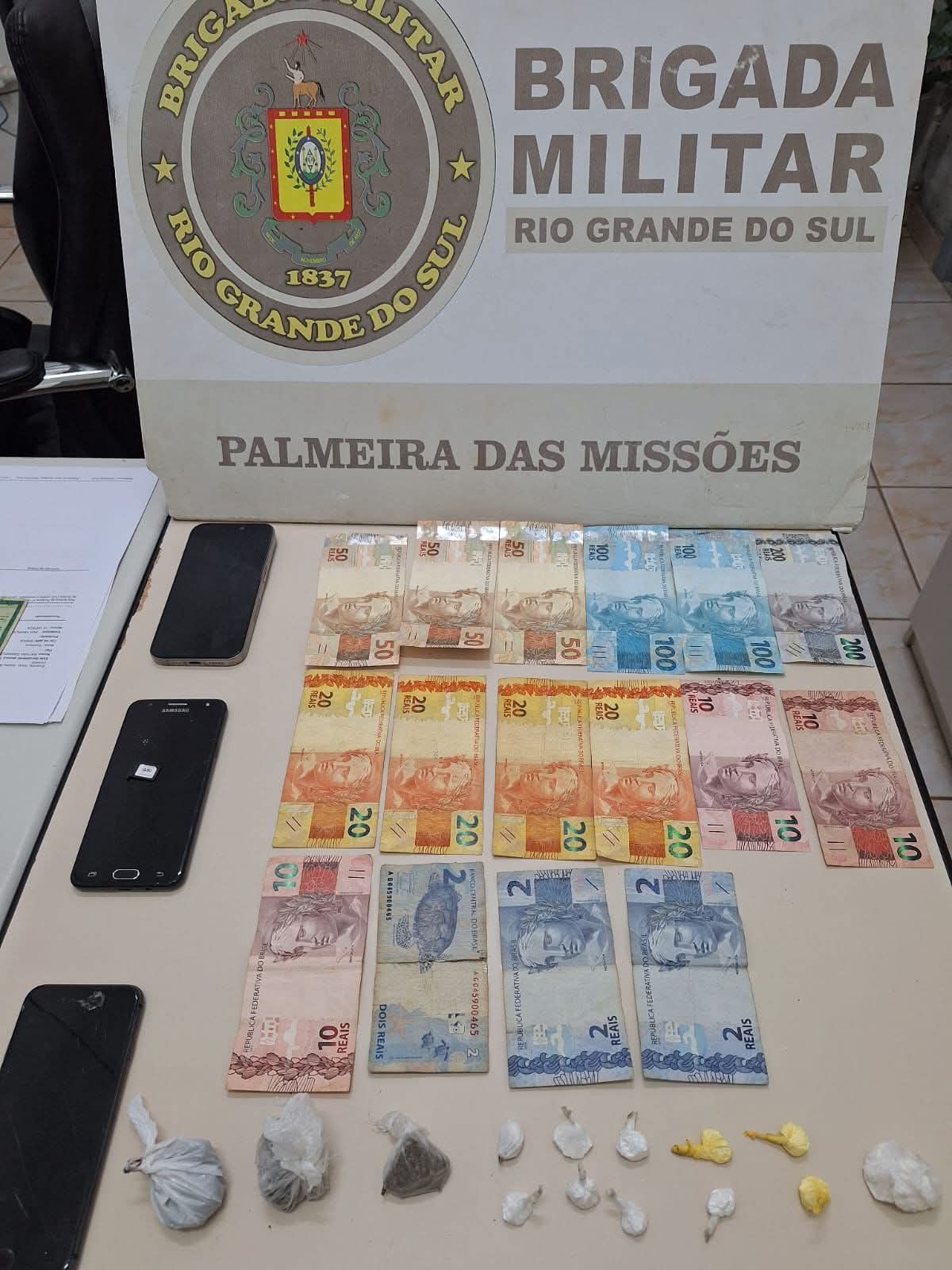 Casal é Preso por Tráfico de Drogas em Palmeira das Missões