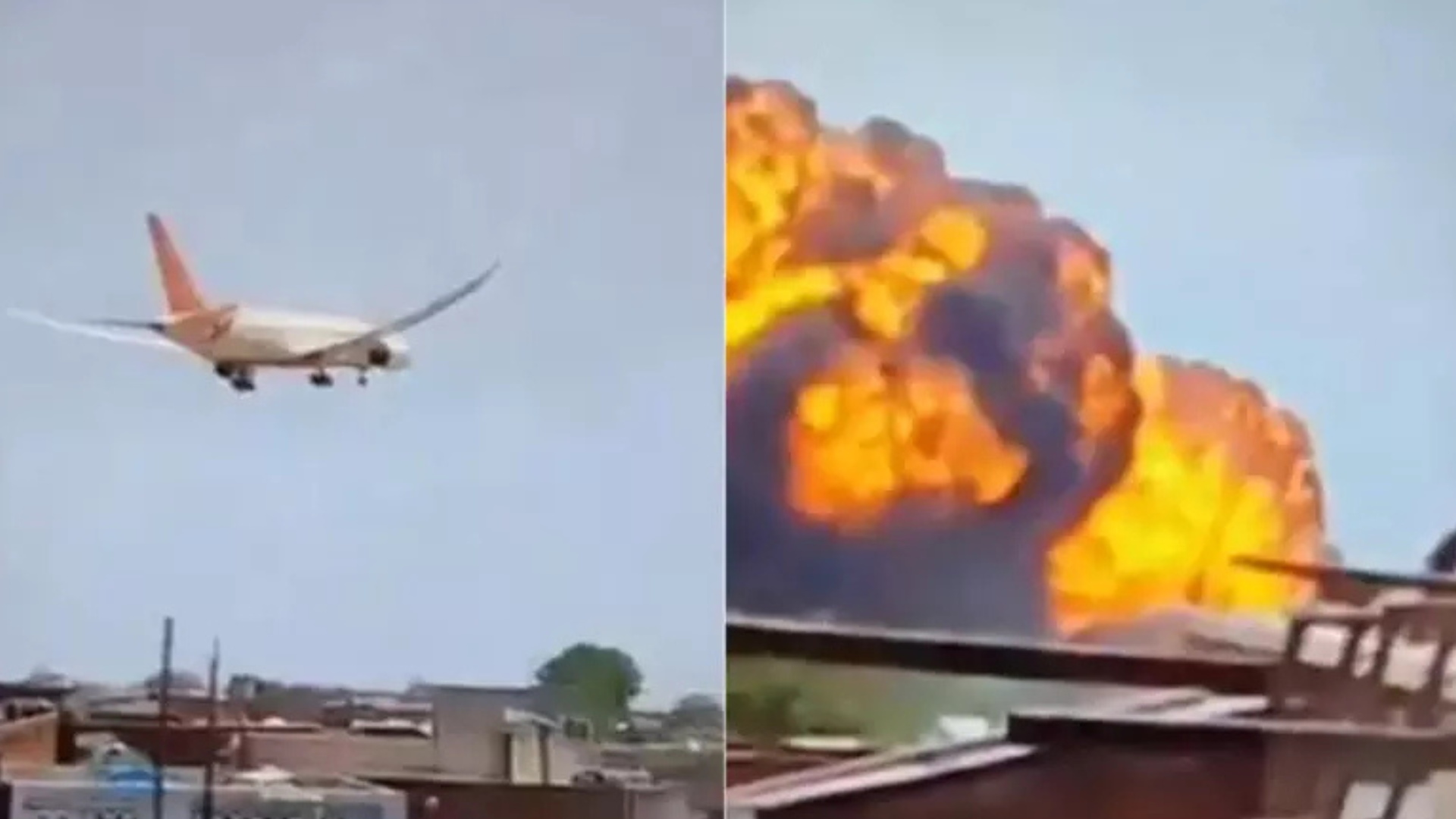 Avião com mais de 240 pessoas a bordo cai perto de aeroporto na Índia