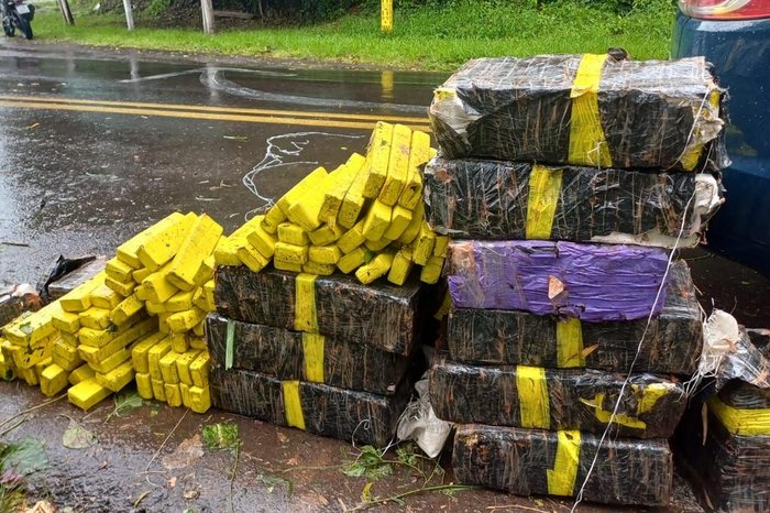 Policiais apreendem cerca de uma tonelada de maconha em Igrejinha