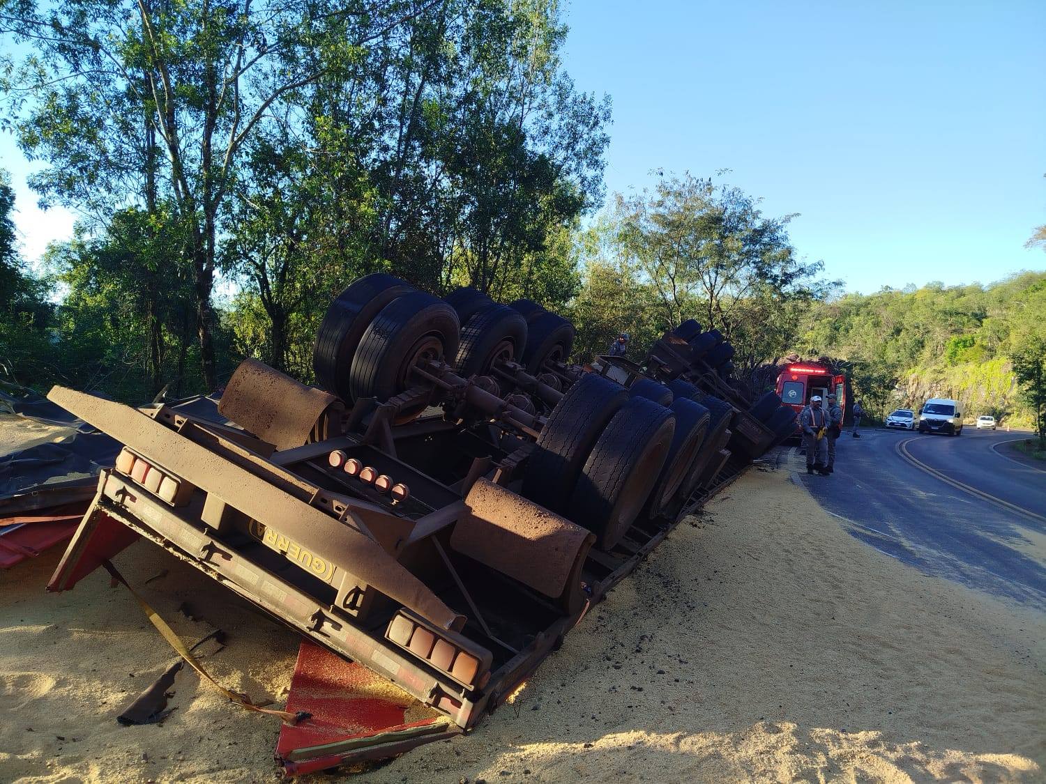 ATUALIZADA: Grave acidente deixa vítima fatal na RSC-472 em Três Passos