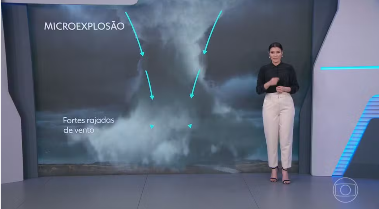Região Sul pode ter episódios de microexplosão atmosférica e tempestades
