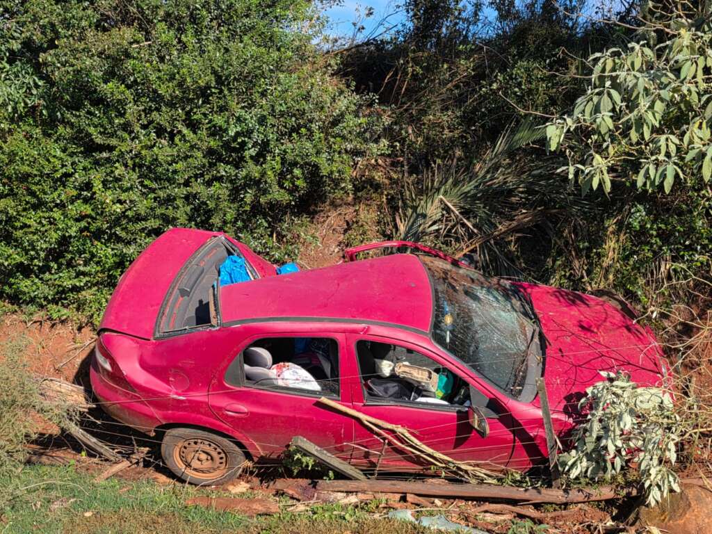 Criança morre em capotamento de veículo em Tapera