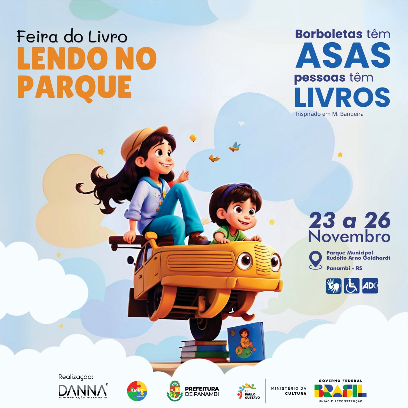 Feira do Livro de Panambi, de 23 a 26 de novembro
