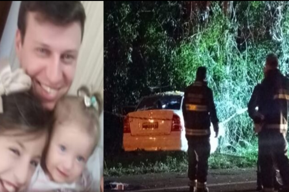 Pai e duas filhas, de 11 e três anos, morrem em acidente na ERS 155