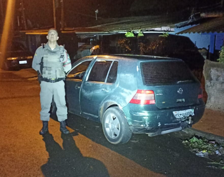 Esquadrão recupera veículo após 20 minutos do seu furto em Passo Fundo