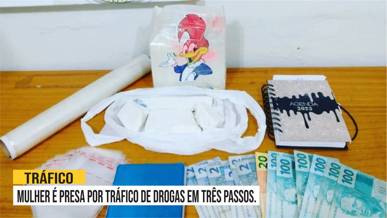 Mulher é presa por tráfico de drogas em Três Passos