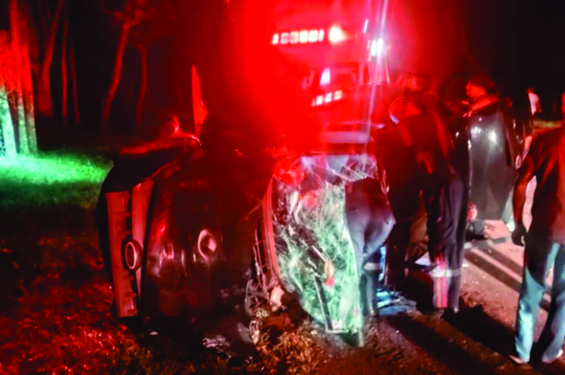 Motorista em fuga fura barreira policial e provoca acidente com morte na RS-344 em Santo Ângelo