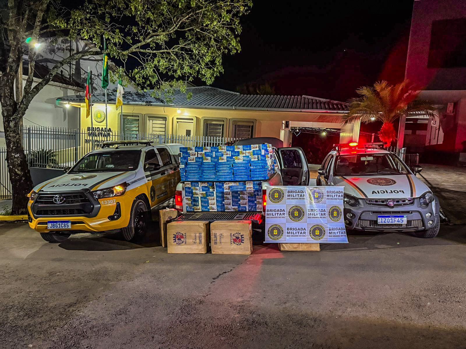 Brigada Militar intercepta contrabando em Constantina