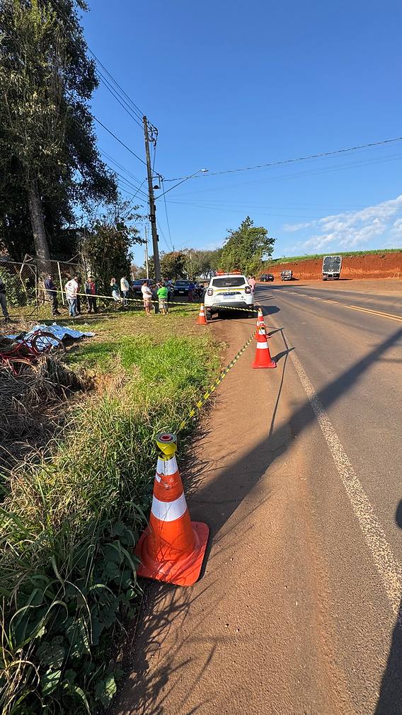 Ciclista de 66 anos é encontrado sem vida às margens da ERS-330, em Tenente Portela