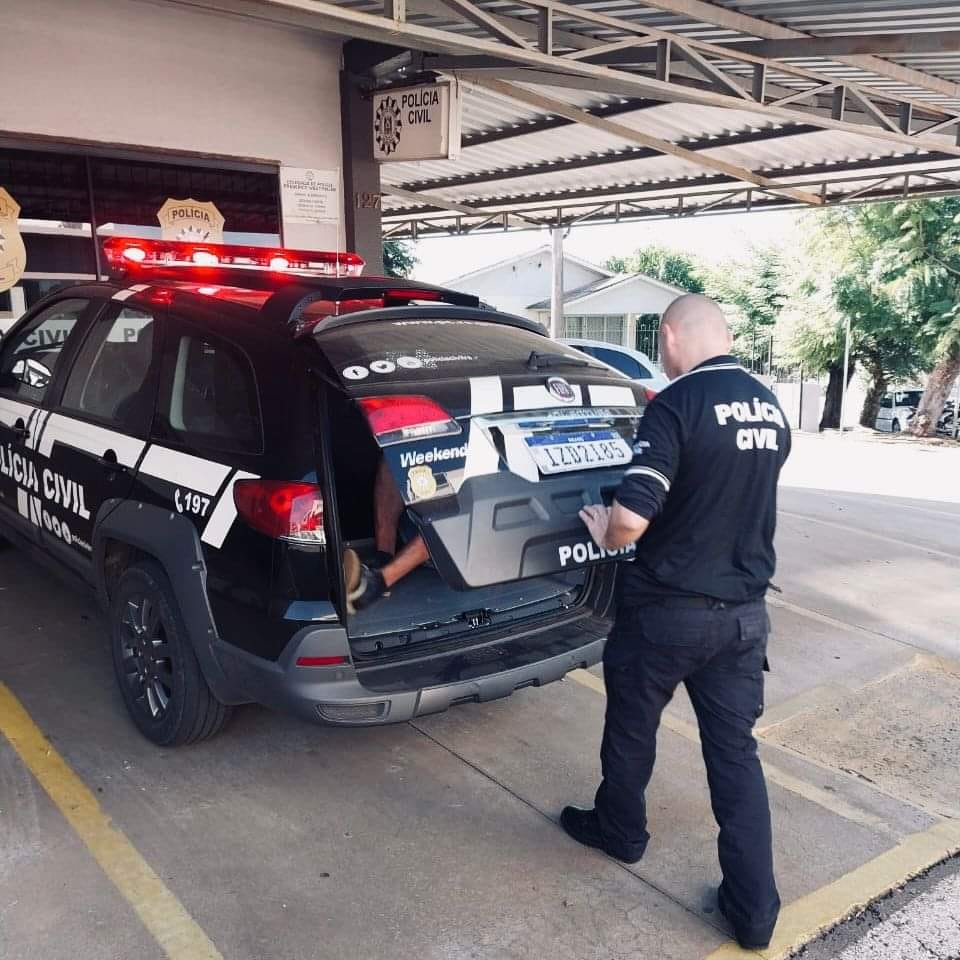 Homem é preso suspeito de furtos a supermercados, em Frederico Westphalen