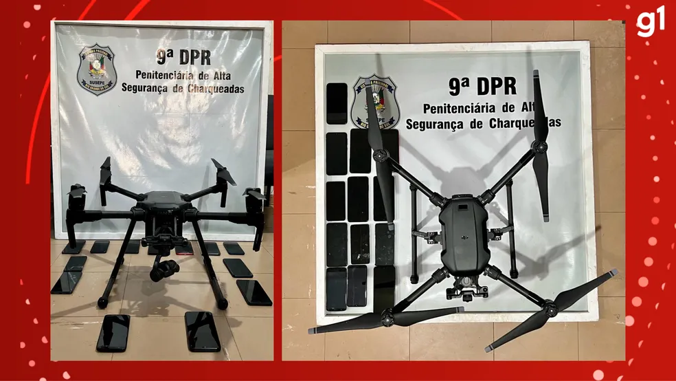 Drones são apreendidos levando celulares e drogas para presídio de alta segurança no RS